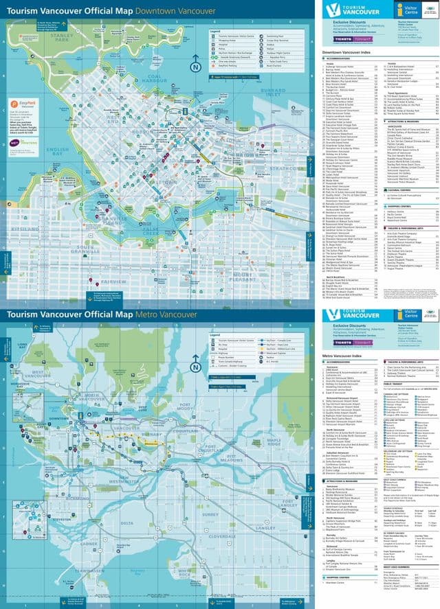 Vancouver city map